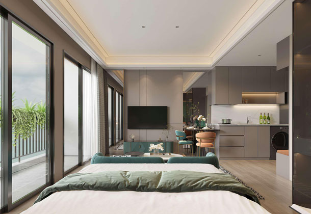 Апартаменты ТИП А (1 спальня)