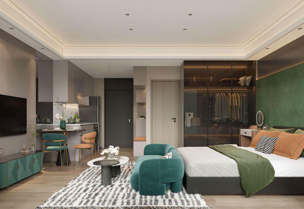 Апартаменты ТИП А (1 спальня)